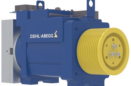 Der Ziehl Abegg getriebeloser synchron Innenläufermotor