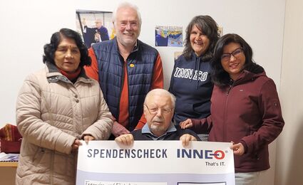 Spendenübergabe an Freundes- und Förderkreis Pro Espiritu Santo e.V.