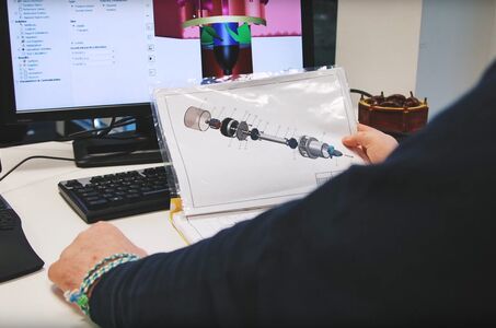 Ingenieure ohne Grenzen e. V.: Konstruktion der Turbine am PC