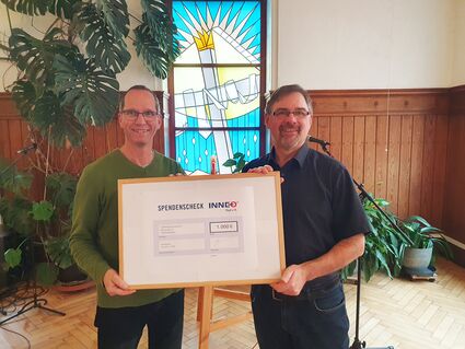Spendenübergabe an CVJM Kappishäusern e.V.