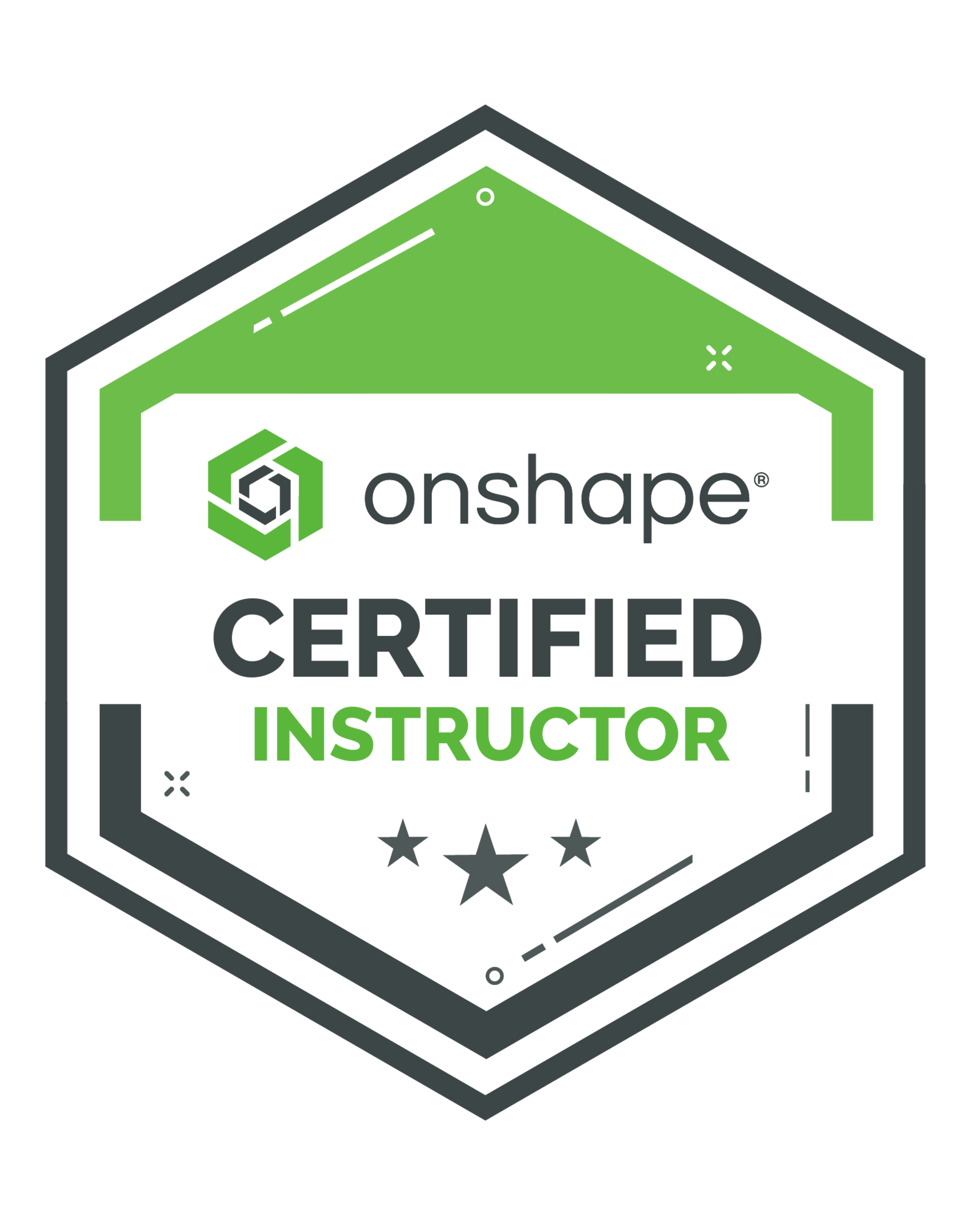 Onshape Certified Instructor Badge